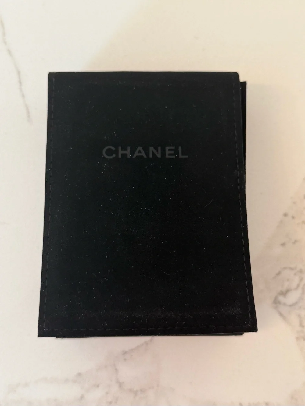 Chanel Gold & Silver Hammered Metal Stud Earrings